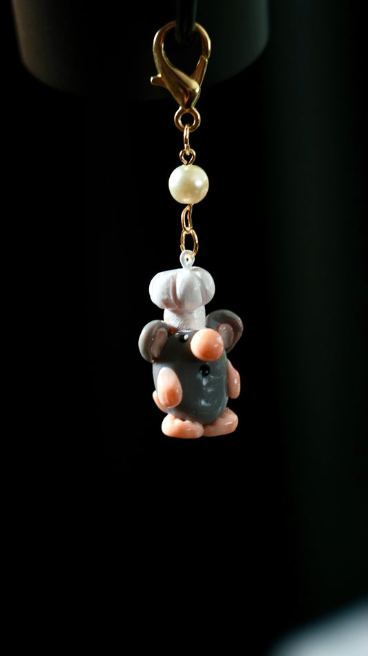 Pasta Rat Charm